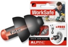 10pz tappi per orecchie in silicone con cordino per riduzione del rumore